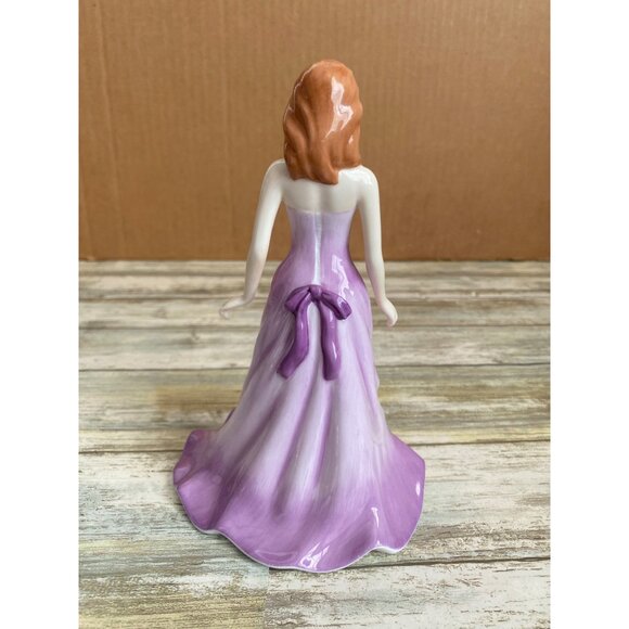 Royal Doulton Figurine HN4971 February Amethyst Gemstones Collection 2006 - Picture 6 of 10